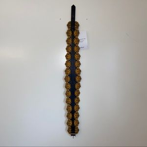 Belt Lamb Leather Tanya Taylor M BLACK